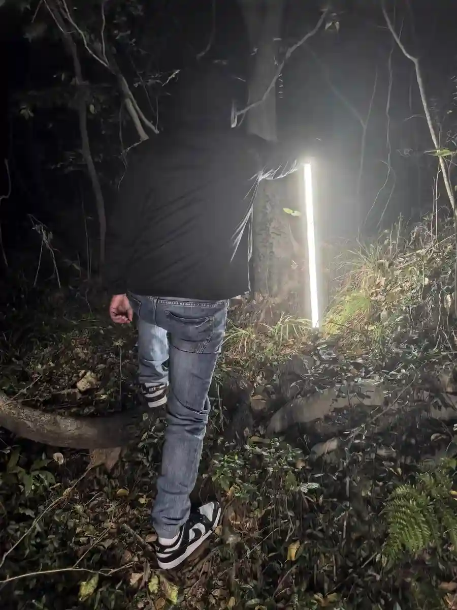 Glowing Hiking Pole photo review