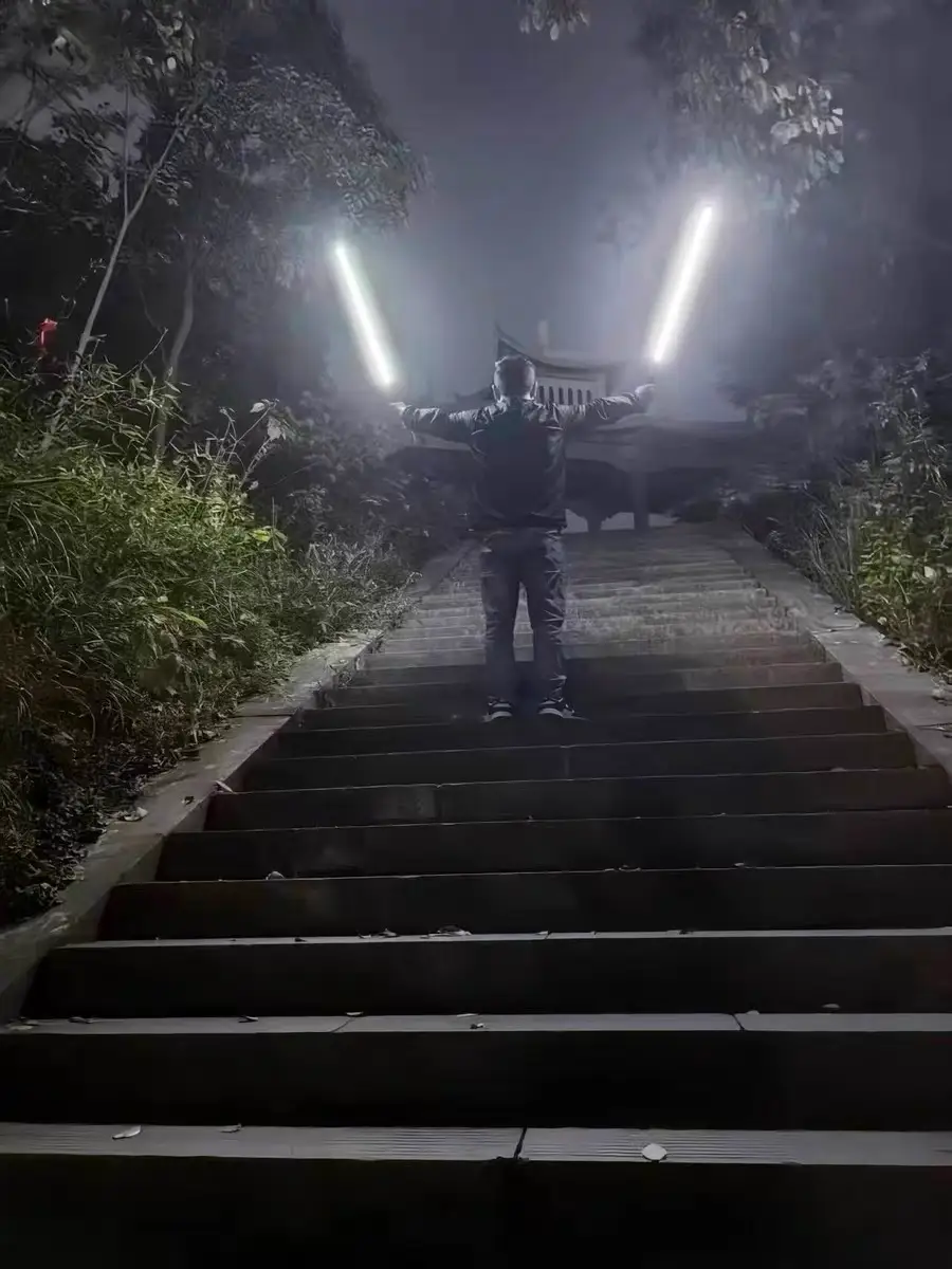 Glowing Hiking Pole photo review