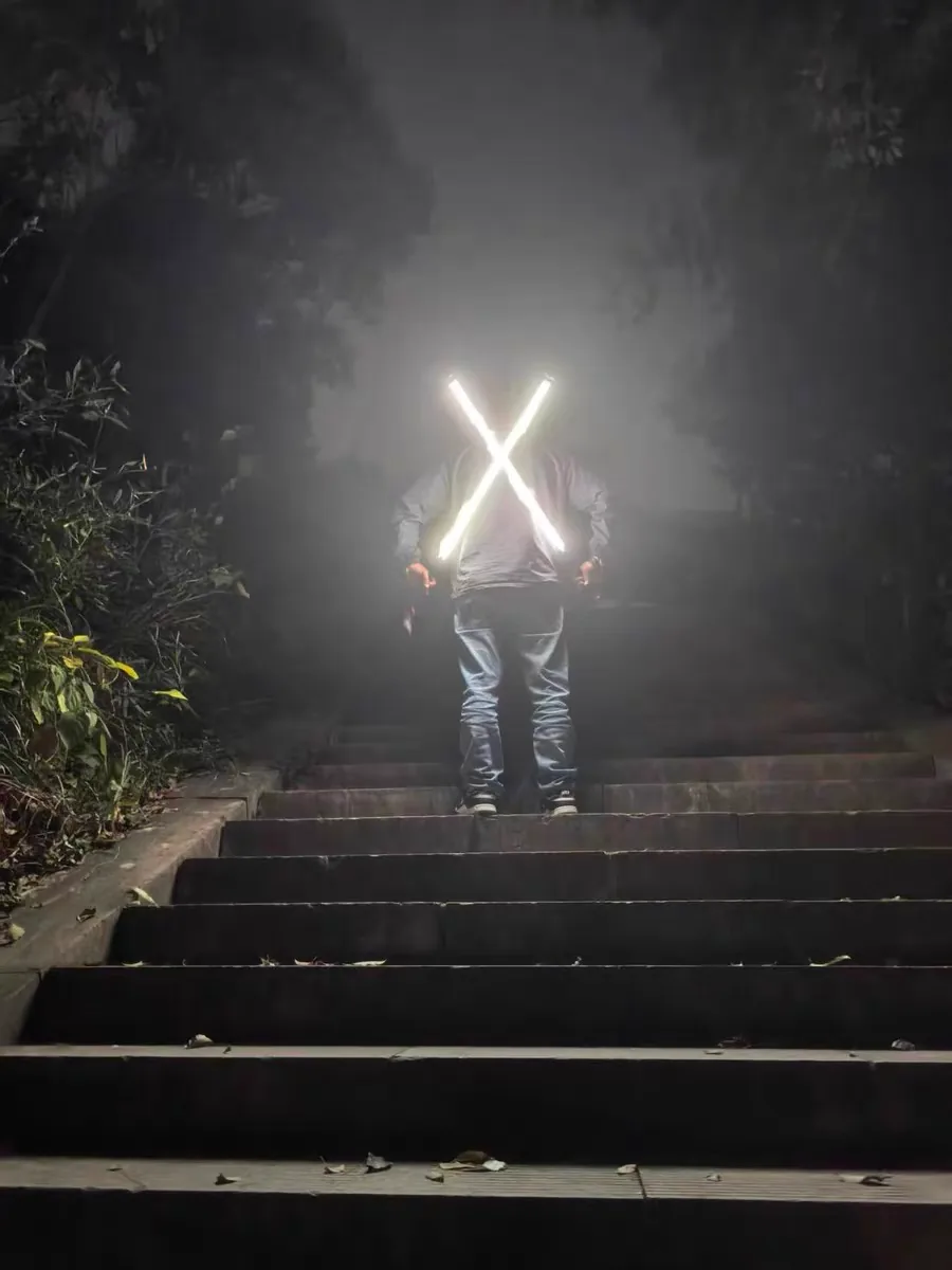 Glowing Hiking Pole photo review